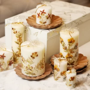 Nến trụ thảo mộc